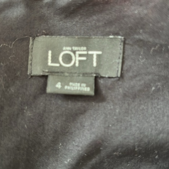 Loft Women’s Black Romper with pockets Size 4 - Picture 9 of 10